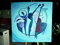musik in blau